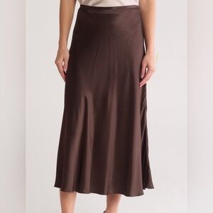 Chocolate Satin Maxi skirt 🍁🍁🍁